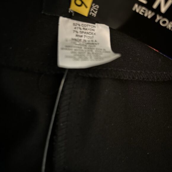 J’ENVIE New York Sailor High Waist Boot Dress Pants Women's Size 6 Black USA NWT - Picture 11 of 14